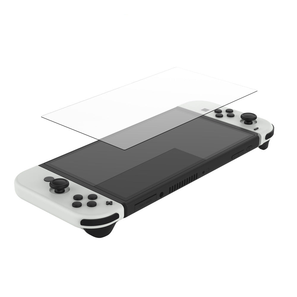 DOBE TNS-1156 2Pcs 9H Tempered Glass Screen Protector Anti-fingerprint Film for Nintendo Switch OLED DOBE TNS-1156 2Pcs 9H Tempered Glass Screen Protector Anti-fingerprint Film for Nintendo Switch OLED